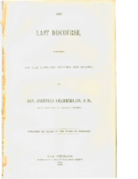 Chamberlain Sermon 1851