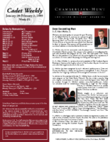 Week 05 Newsletter 2008