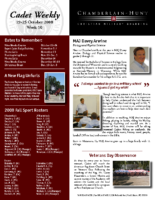 Week 10 Newsletter 2008