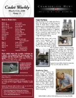 Week 11 Newsletter 2008