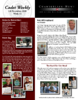 Week 12 Newsletter 2008