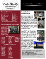 Week 12_13 Newsletter 2009