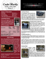 Week 16 Newsletter 2009
