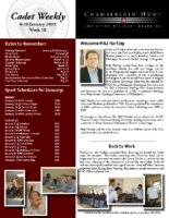 Week 18 Newsletter 2008