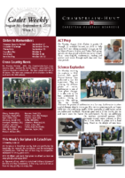 Week 3 Newsletter 2010