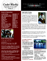 Week 35 Newsletter 2007