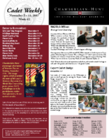 Week 42 Newsletter 2007