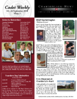 Week 5 Newsletter 2008