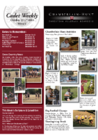 Week 9 Newsletter